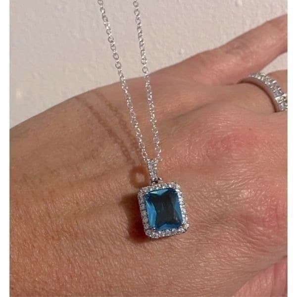 The Maritime pendant necklace in 925 and Cubic Zirconia - Thumbnail 3