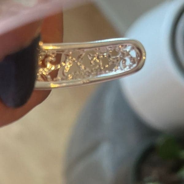 The Boho Heart open bangle bracelets in 925 - Thumbnail 6