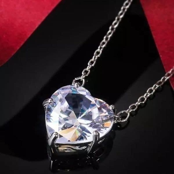 The Bubble Heart 925 Pendant necklace - Thumbnail 2