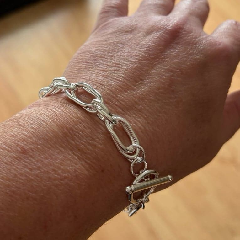 The Super Chunky Link bracelet in sterling silver - Thumbnail 7