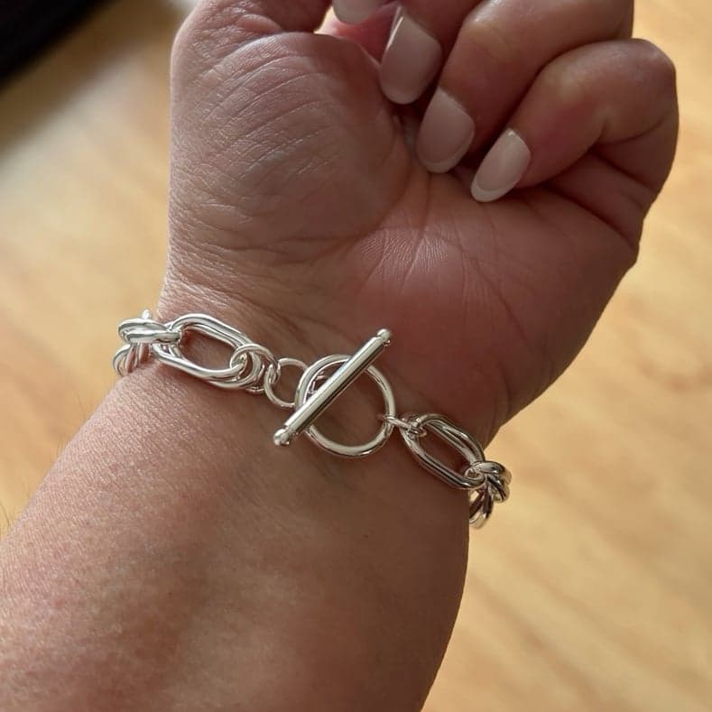 The Super Chunky Link bracelet in sterling silver - Thumbnail 6