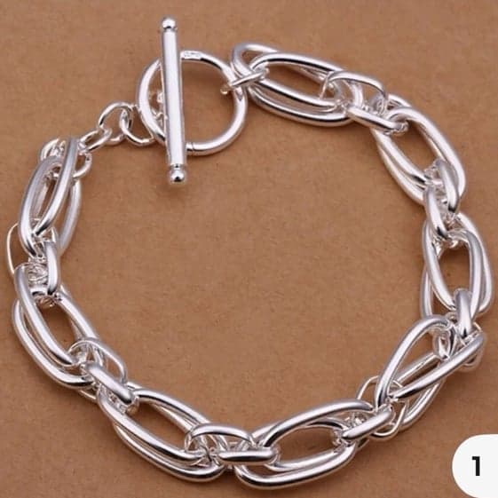 The Super Chunky Link bracelet in sterling silver - Thumbnail 2
