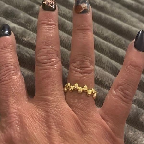 The Matrix Ring in 925 & triple gold plated adjustable - Thumbnail 6