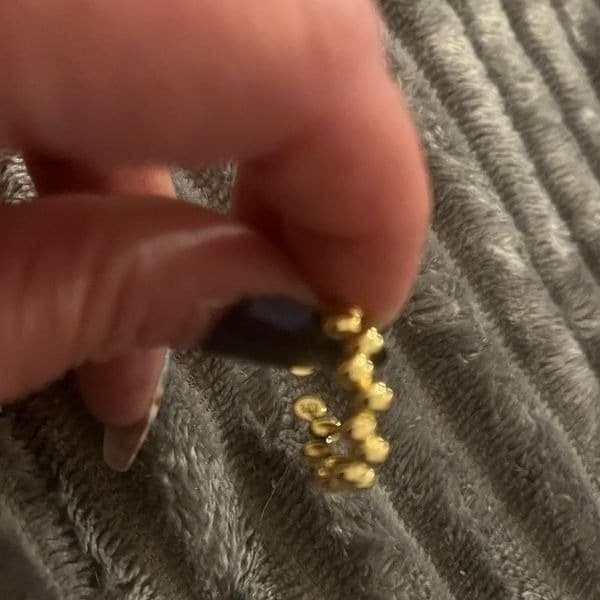 The Matrix Ring in 925 & triple gold plated adjustable - Thumbnail 8