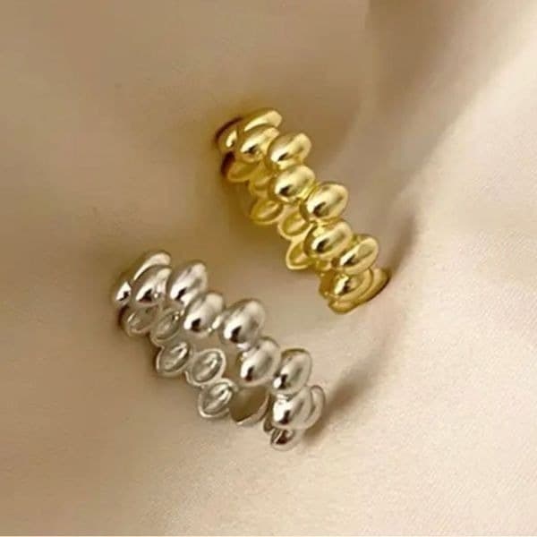 The Matrix Ring in 925 & triple gold plated adjustable - Thumbnail 4