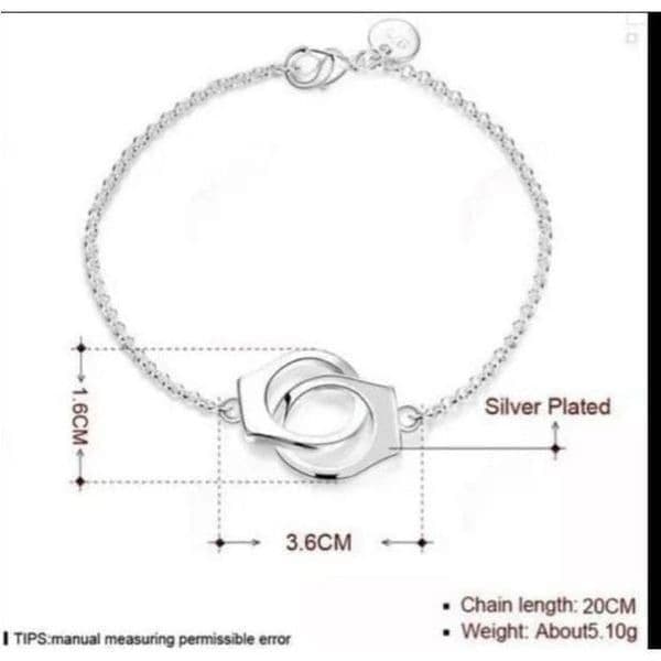 The Cuff Me Bracelet 925 unisex 8” bracelet - Thumbnail 4