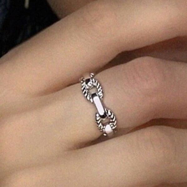 The Marina Ring in 925 silver adjustable - Image 1