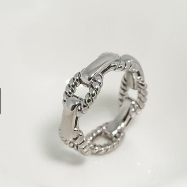 The Marina Ring in 925 silver adjustable - Thumbnail 6