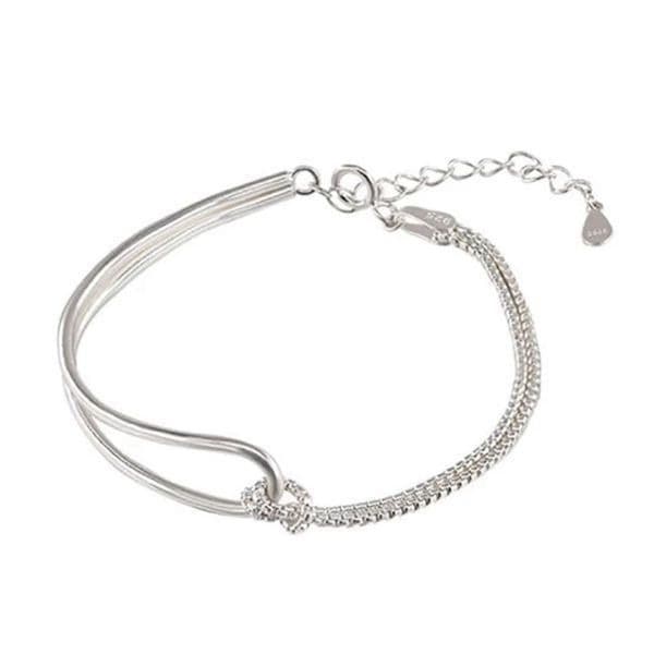 The Mixed Media Bracelet in 925 silver - Thumbnail 2