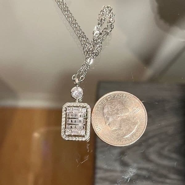 The Diamond Empire 2.0 Necklace in 925 silver - Thumbnail 3
