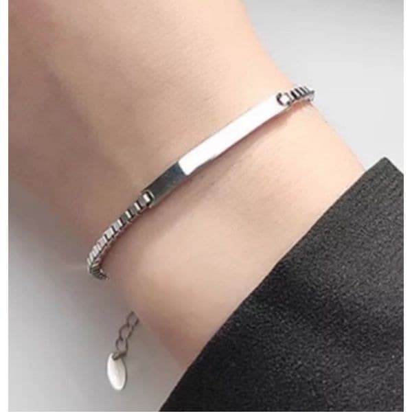 The Basic Bar Bracelet in 925 silver - Image 1