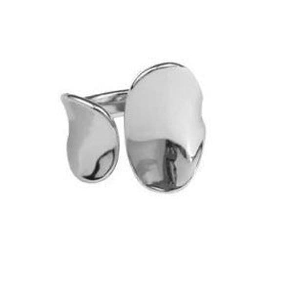 The Abstract Wave Ring in 925 silver - Thumbnail 2