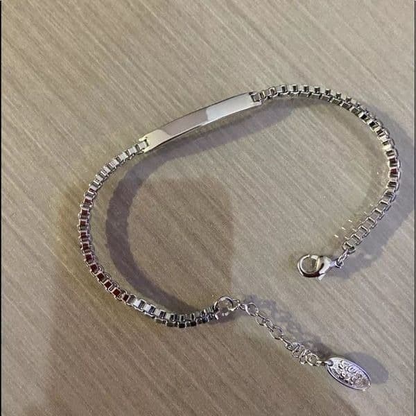 The Basic Bar Bracelet in sterling silver. - Thumbnail 7