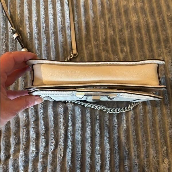 Rebecca Minkoff Small Love Leather neutral colored crossbody Bag - Thumbnail 4