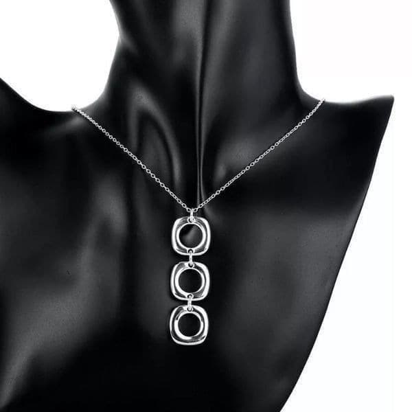 The Tibetan Trio Pendant necklace in 925 - Thumbnail 4