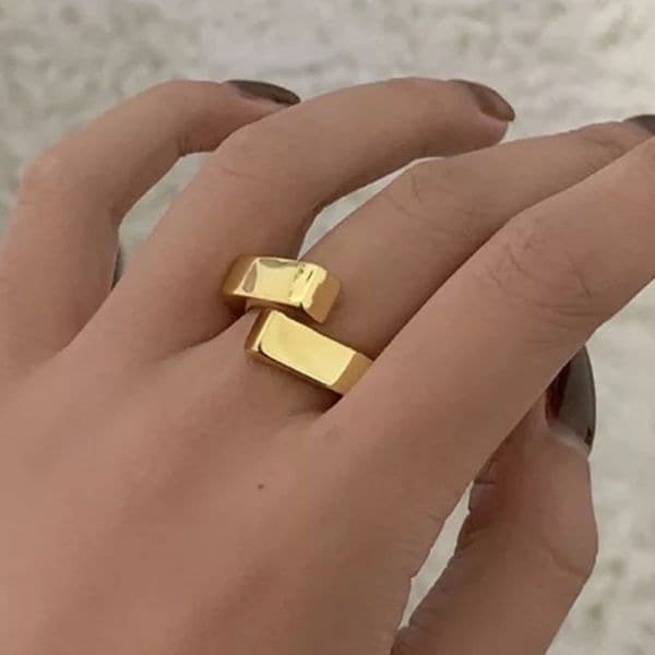 The Guggenheim Ring in 14k plating over 925 - Image 1
