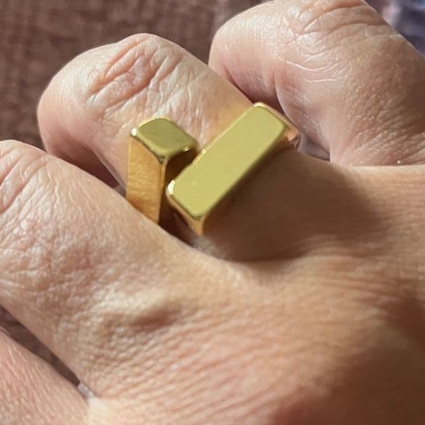 The Guggenheim Ring in 14k plating over 925 - Thumbnail 2
