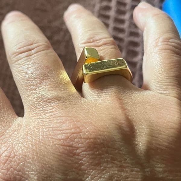 The Guggenheim Ring in 14k plating over 925 - Thumbnail 8