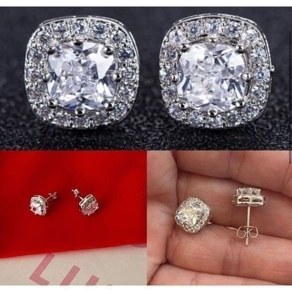 The Classical zircon studs in Sterling Silver - Thumbnail 3