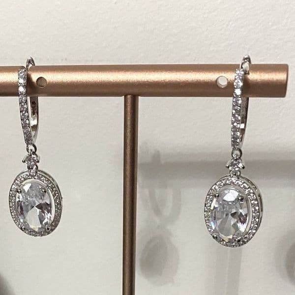 The Living Large Estate inspired round drop earrings 925 - Thumbnail 10