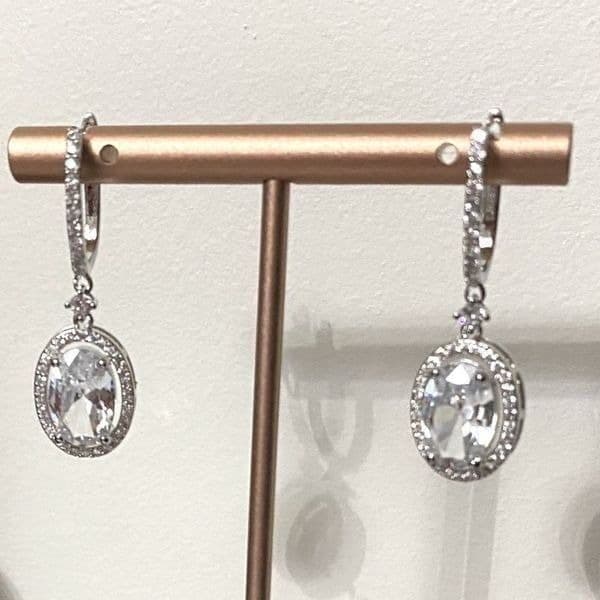 The Living Large Estate inspired round drop earrings 925 - Thumbnail 11
