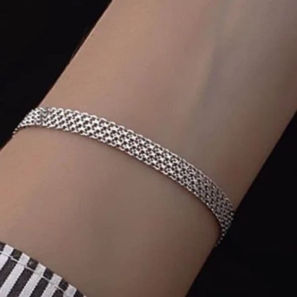 The Smooth As Silk Dainty bracelet in 925 silver - Thumbnail 8