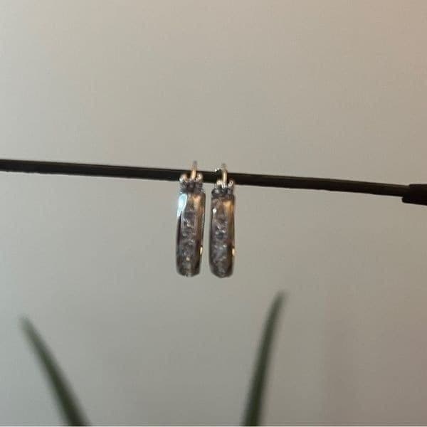 The Prize earrings w/ noble crystal zircon & sterling Silver - Thumbnail 10
