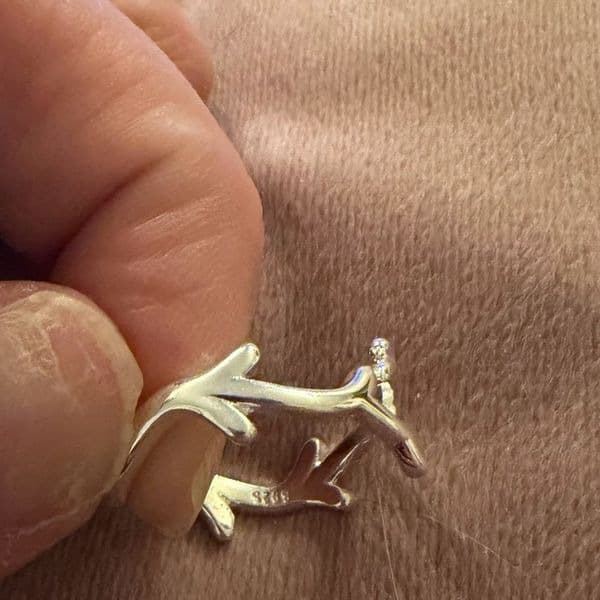 The Delicate vine adjustable 925 ring - Thumbnail 7