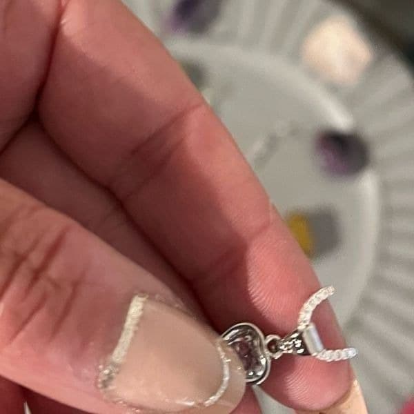 The Three of Hearts Pendant Necklace in 925 Silver - Thumbnail 8