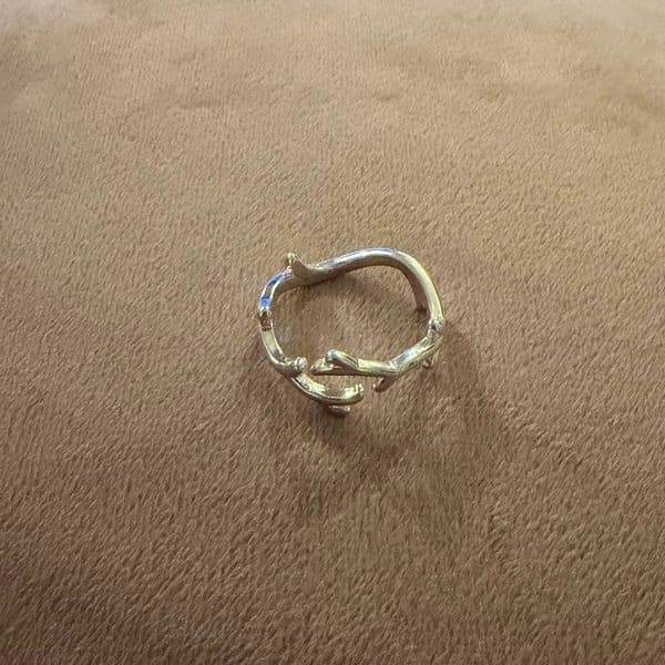 The Delicate vine adjustable 925 ring - Thumbnail 8