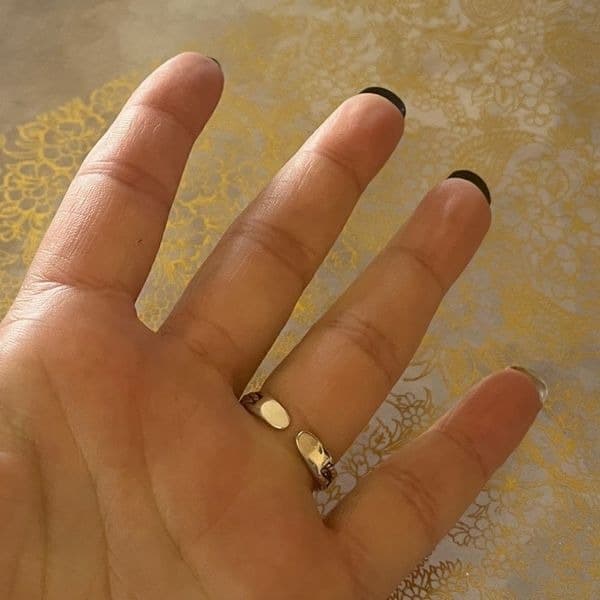The Dainty Weave Ring in antiqued 925 silver - Thumbnail 8