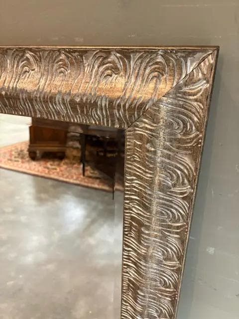 Metallic Framed Beveled Mirror - Thumbnail 2