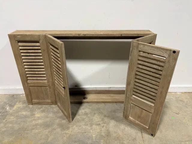 Ballard Designs Shutter TV Wall Cabinet - Thumbnail 2