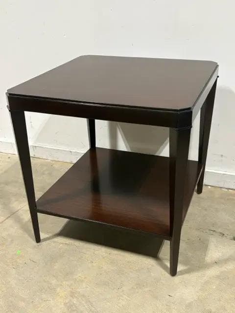 Woodbridge Square Dark Brown End Table - Image 1