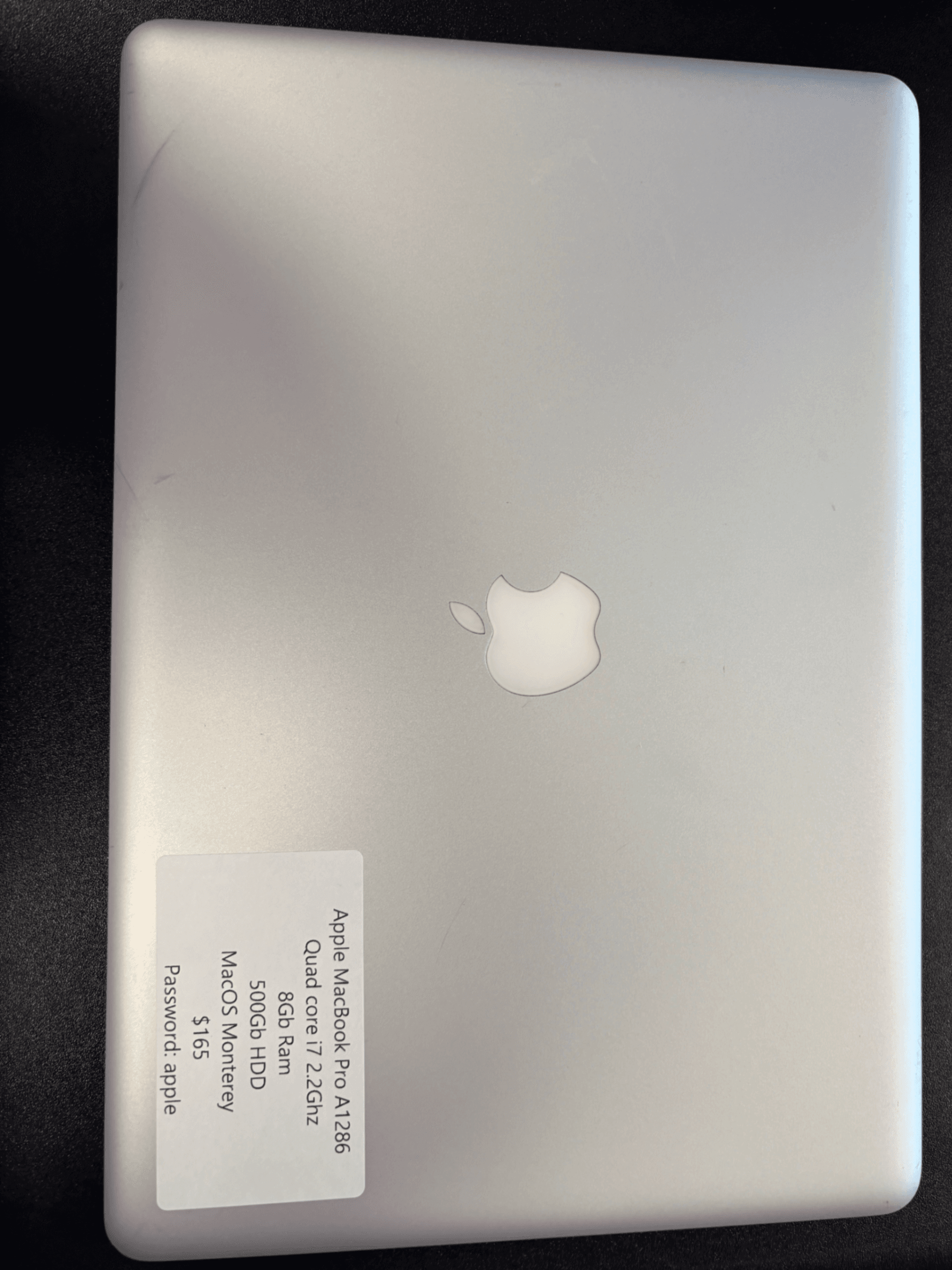 Apple MacBook Pro A1286 15" 2.2GHz i7 8GB RAM 500GB HDD - Image 1