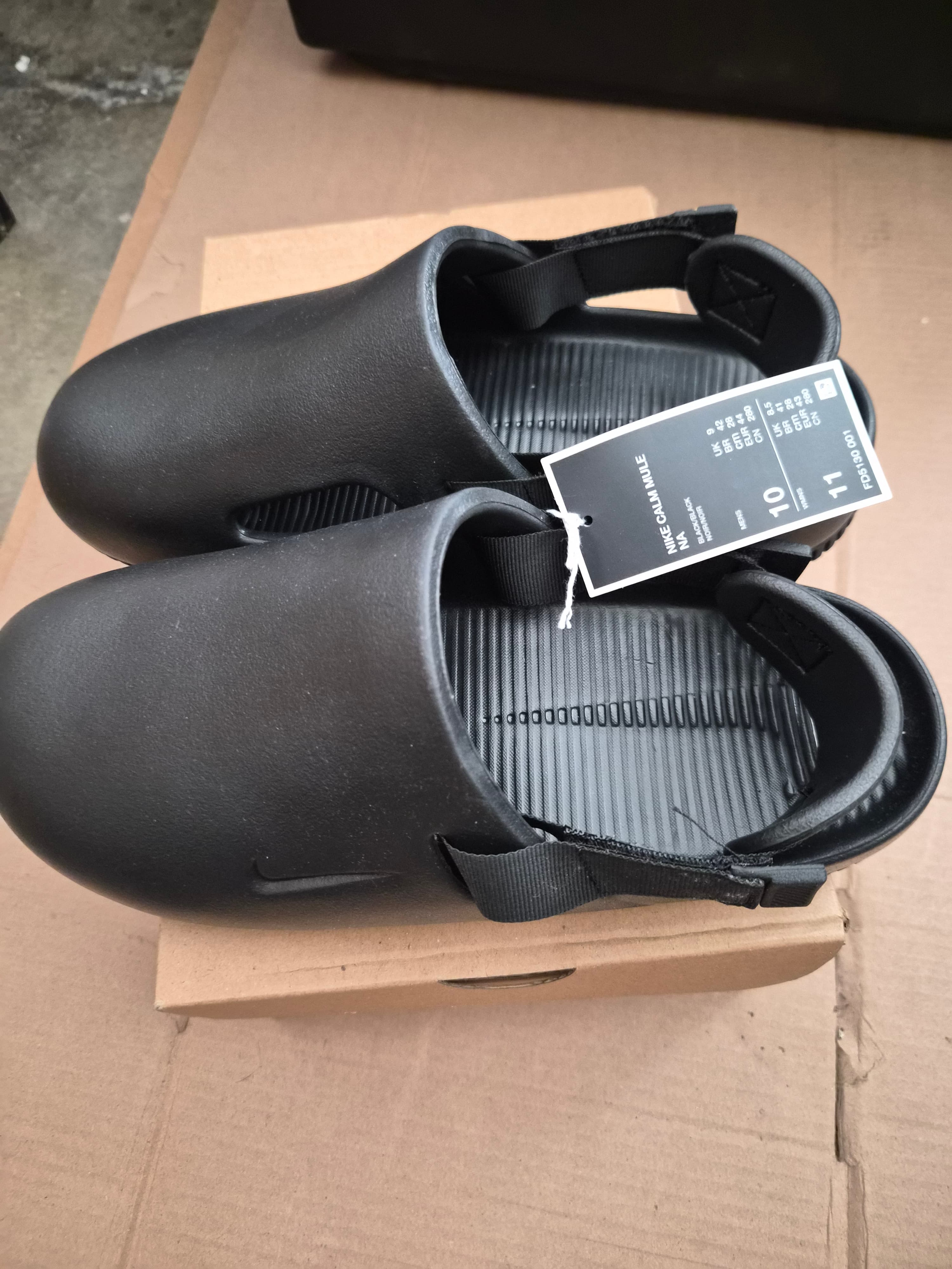 NIKE Calm Mule NA Men's Size 10, Black - Thumbnail 4