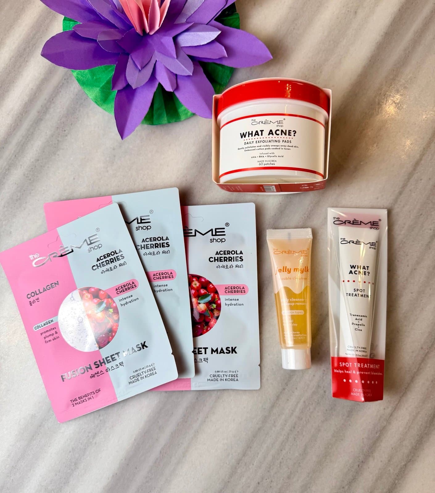 Bundle The Crème Shop Acne Care Bundle – brand new. - Image 1