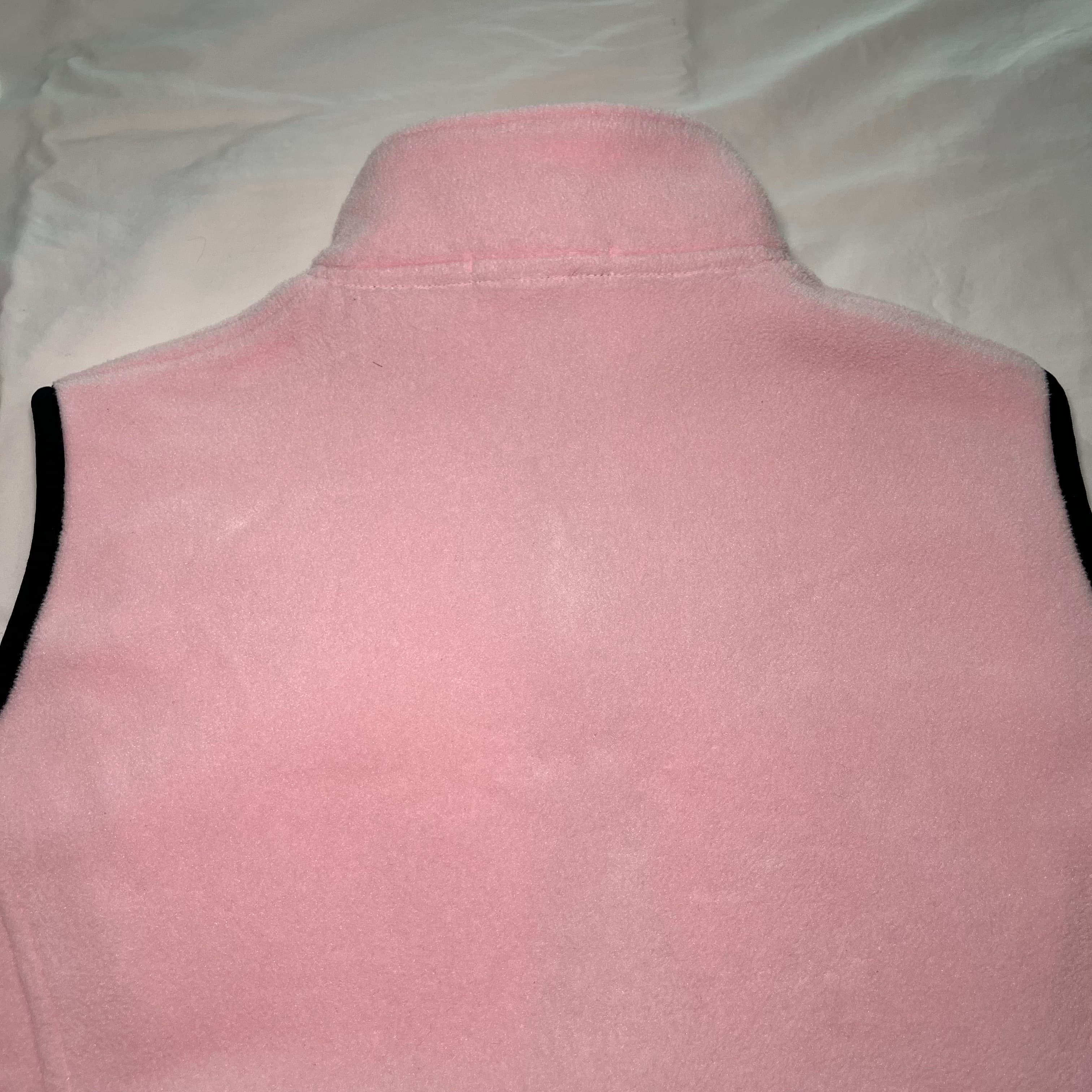 Port Authority Women's Pink Fleece Vest Size L y2k - Thumbnail 11
