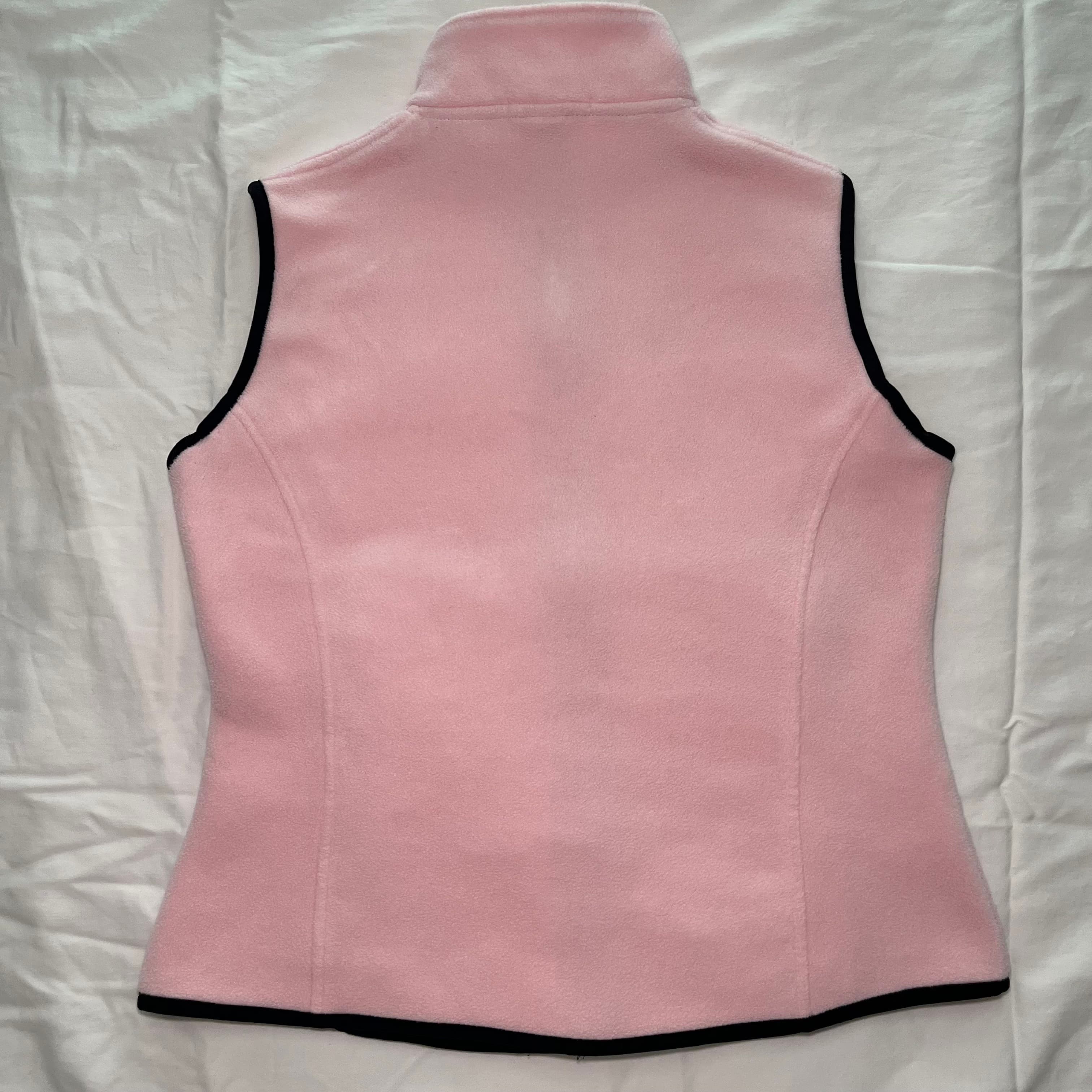 Port Authority Women's Pink Fleece Vest Size L y2k - Thumbnail 10