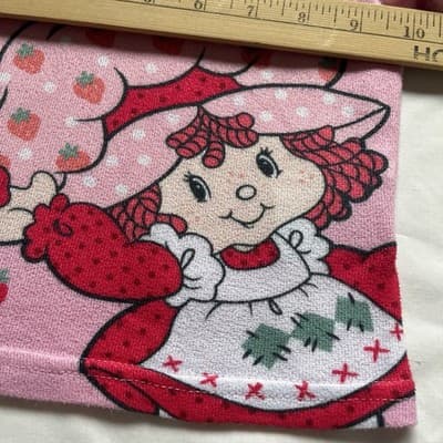 Strawberry Shortcake Toddler 2T Girl's Character Pajama Top Shirt Pink Kawaii - Thumbnail 4