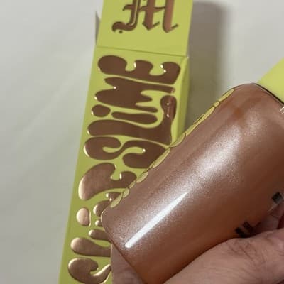 Made by Mitchell Shine Slime Glowy Body Gel Highlighter Amber Sunshine NWB - Thumbnail 3