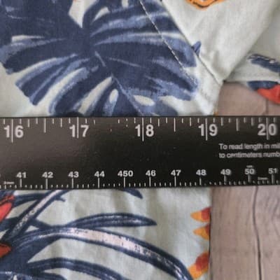Denim & Flower 1942 Men's Small Slim Fit Floral Short Sleeve Button Up Shirt - Thumbnail 6