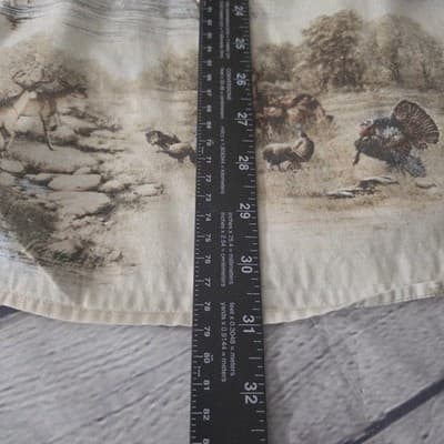 North River Men's XL Deer And Wildlife Print Short Sleeve Button Up Shirt - Thumbnail 7