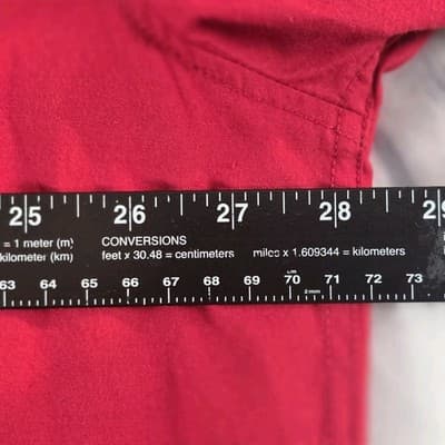 Red Ape Men's 4X Red Embroidered Long Sleeve Button Down Shirt - Thumbnail 9