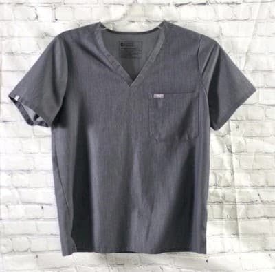 FIGS Women's Casma XL Black V-Neck Scrub Top FW1100 - Image 1