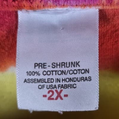 Vtg 1992 Grateful Dead Men's XXL "Space Your Face" Tie Dye T-Shirt - Thumbnail 5