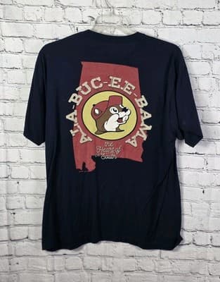 Buc-ees Men's XL Black "Ala-Buc-Ee-Bama "Short Sleeve T-Shirt - Thumbnail 5