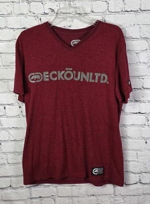 Ecko Unlimited Shirt Men's Large Red Black Graphic Rhino Short Sleeve T-shirt - Image 1