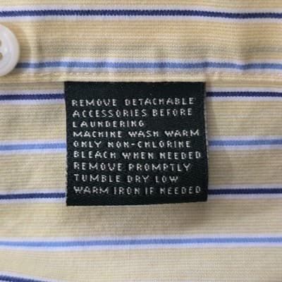 Lauren Ralph Lauren Men's 16.5 35/35 Yellow Black Plaid Button Down Shirt - Thumbnail 4