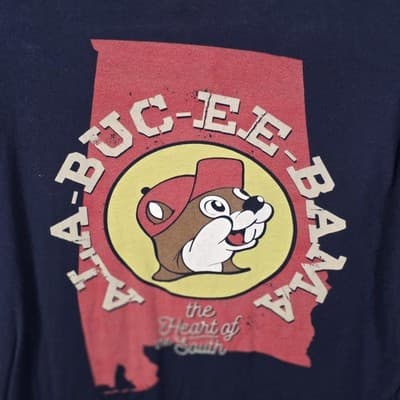 Buc-ees Men's XL Black "Ala-Buc-Ee-Bama "Short Sleeve T-Shirt - Thumbnail 6